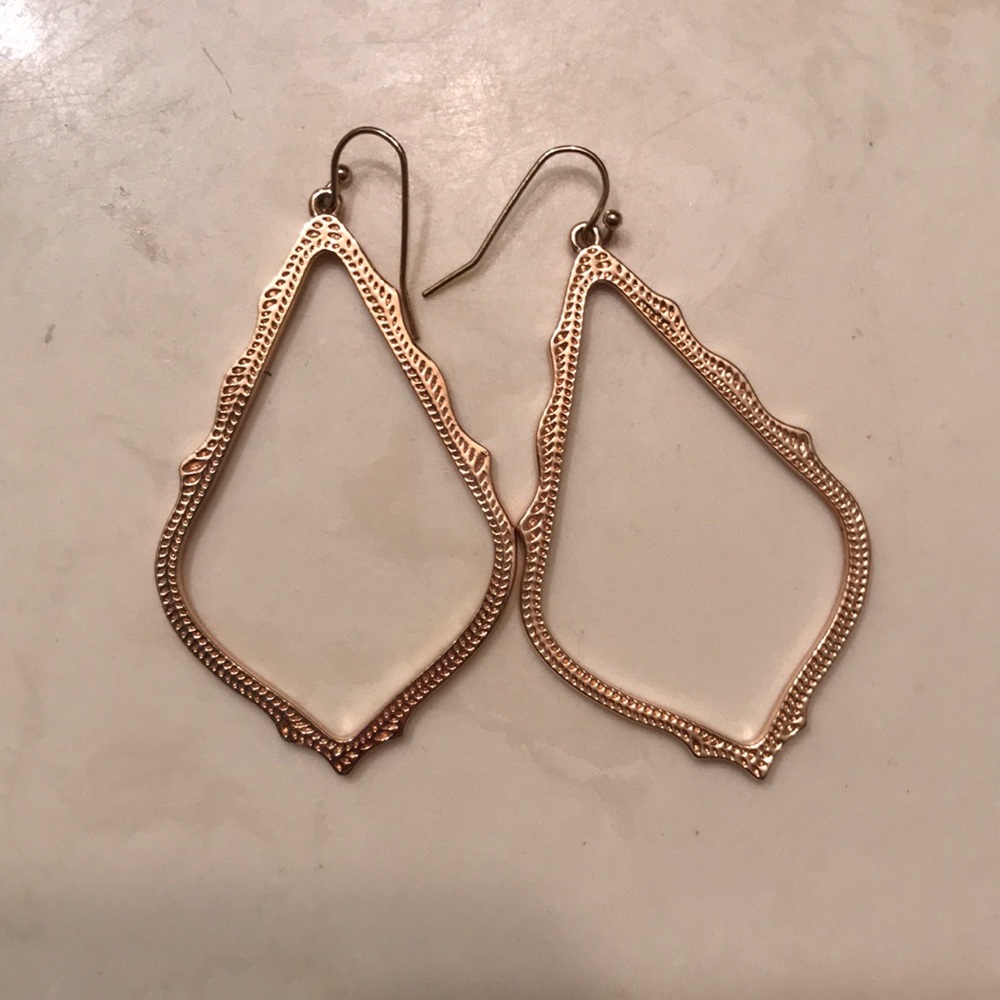 Kendra Scott Rose Gold Large Earrings